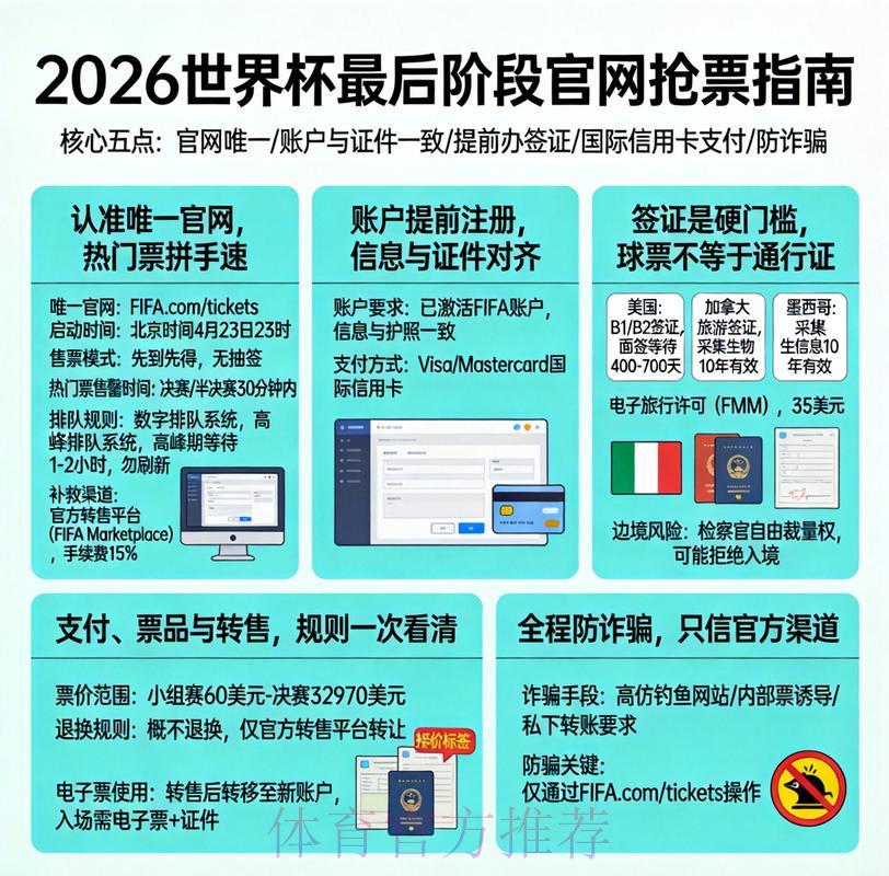 2026世界杯线上购票完整攻略指南 2026世界杯线上购票完整攻略指南